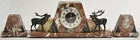 Art Deco Marble Clock (as is)