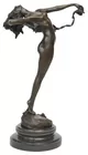 14 in. tall Art Deco-style Nude Bronze
