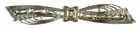 10K White Gold Diamond Bar Pin