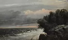 Unsgnd. Oil on Canvas Seascape