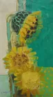 Noe Canjura Oil on Canvas titled SOLEILS