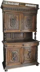 19th Century Ornately Carved Court Cupboard