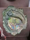 Carnival Glass Fish Dish