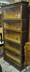 5-Stack Antq. Oak Barrister Bookcase