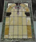 37 x 24 in. Antq. Stained Glass Window