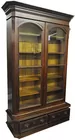 Victorian Glass-door Cabinet w/Drawers
