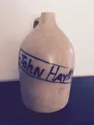 blue decorated jug