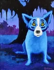 George Rodrigue (1944-2013) Our Moon is Out