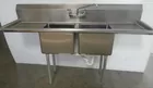 2-Bay S/S Sink w/faucet