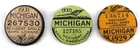 1929,30,31 MI Small Game Lic.  Braun & Helmer