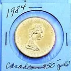 1984 $50 Canadian Gold Piece Braun & Helmer
