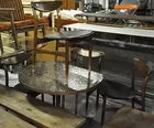 Mosaic Tile-top Rnd. Table & 4 Chairs