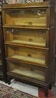 4-Stack Quartersawn Oak Barrister Bookcase