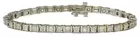14K White Gold Diamond Bracelet