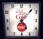 1950's Large Coca Cola Diner Clock