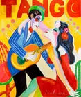 Earl Linderman (1931 - ) Hot Tango Painting