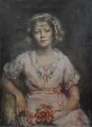 Unsgnd. Portrait of Young Girl