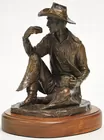 13.5 in. tall Hughes Curtis Bronze