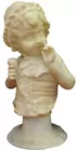 Antq. Alabaster Bust of Child