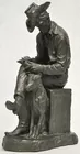 21 in. tall Hughes Curtis Bronze
