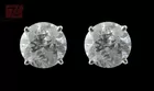 14K White Gold 2.5ct Diamond Stud Earrings