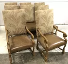 Set Of (8) Traditional Marge Carson Dining Chairs