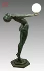 Max Le Verrier (1891-1973) Signed Bronze Lamp