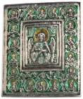 Sterling Silver Icon on Velvet Stand