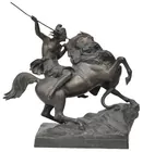 Old White Metal Sculpture