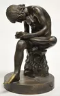 18 in. Bronze of Seated Boy