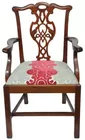 6 Baker Chippendale-style Dining Rm. Chairs