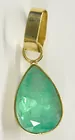 18K Pendant w/12 ct. Colombian Emerald