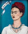 Frida Kahlo (1907-1954) Autorretrato Watercolor