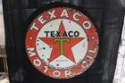 Texaco Motor Oil Porcelain Sign