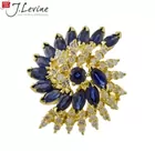 14K Yellow Gold Sapphire & Diamond Ring