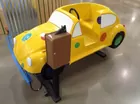 Coin Operated Vw Beetle Yellow Polka Dot Fun Car