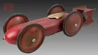 Baron Margo (20th/21st C.) Red Rocket Sculpture