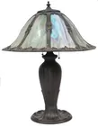 Antique Slag Glass Table Lamp