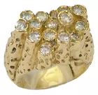 Vintage 14K Gold Ring, 1.5 cttw. Diamonds