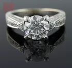 18K Two-Tone Gold Roberto Coin Diamond Ring