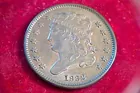 #32 1832 1/2 C. UNC.