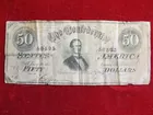 #80 1864 $50. Confederate Note