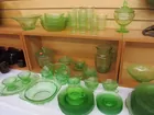 Green Depression Glass