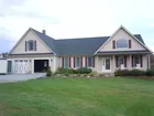 3 bedroom 2 1/2 bath-2 car garage on 4.17 acres