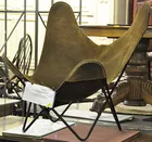 Heal's Mid-Century Suede Butterfly Chair