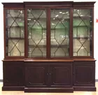 Late 19th C. Chippendale Style Mahogany Bookcase