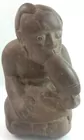 Native American Stone Human Effigy Pipe