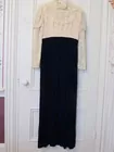Indigo Velvel & Lace dress