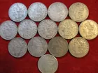 #12 (13) Diff. Date Morgans, F-XF