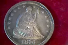 #38 1856 Seated Quarter XF.
